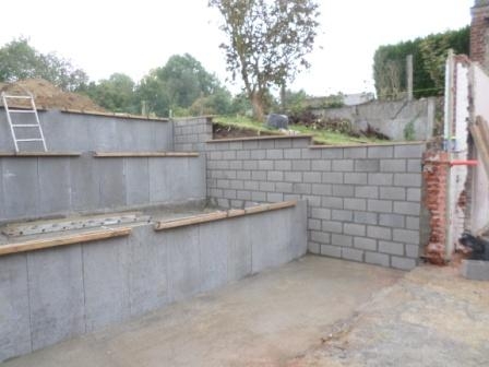 Terrasse en béton